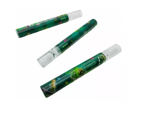 PIPA VIDRIO TUBO ESTAMPADA